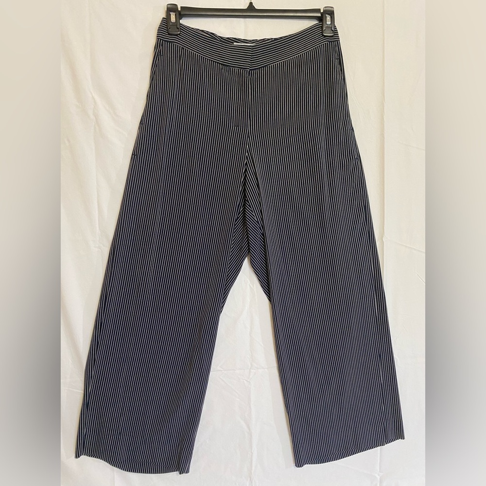 MM Lafleur Zhou Culotte- Thin Stripe - Navy and Ivory - 6